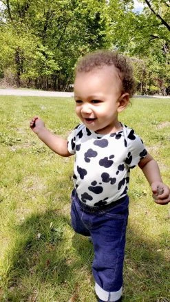 Lucky Bug Clothing Baby's Essential Bamboo Cow Onesie 5 Lucky Bug Clothing Baby's Essential Bamboo Cow Onesie