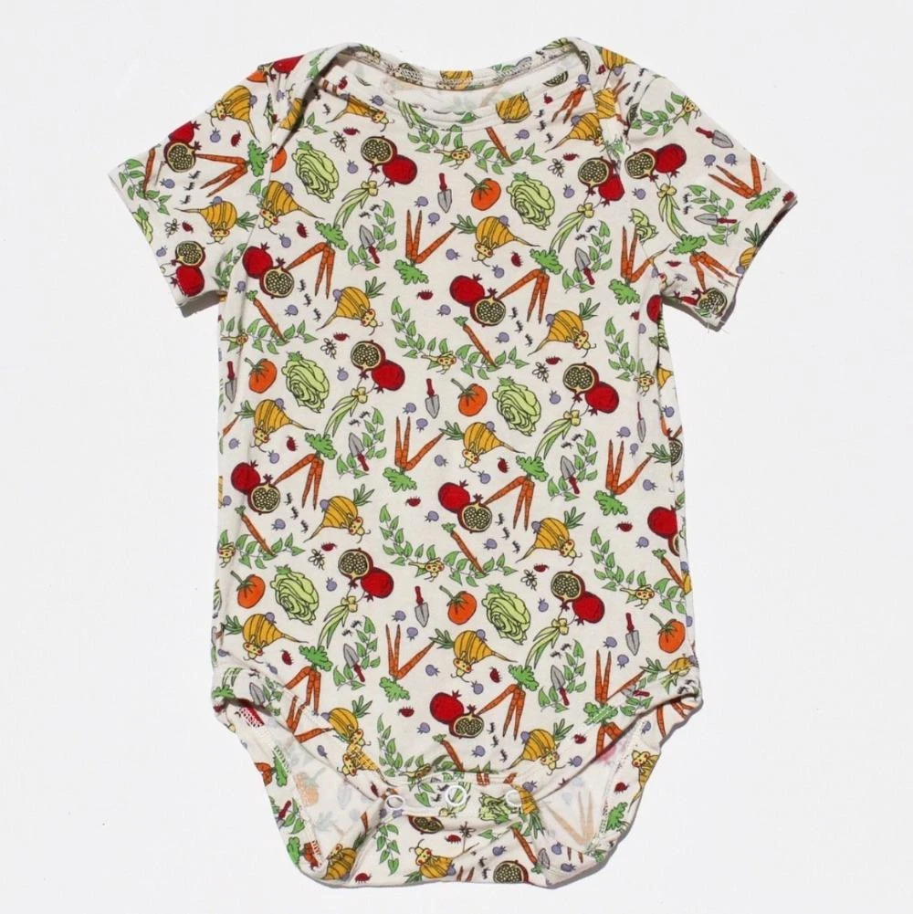 Lucky Bug Clothing Baby's Essential Bamboo Veggie Garden Onesie Kids' + Baby 3 Lucky Bug Clothing Baby's Essential Bamboo Veggie Garden Onesie Kids' + Baby
