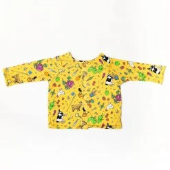 Lucky Bug Clothing Baby's Soft Bamboo Reversible Farm + Cow Cardigan Kids' + Baby