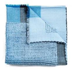 Studio Variously Home Goods Macaroon Merino Wool Throw Blanket - Sky 24 Studio Variously Home Goods Macaroon Merino Wool Throw Blanket - Sky