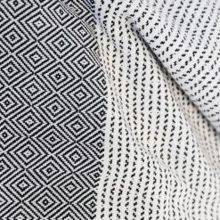 Amante Marketplace Best Sellers Magis Diamond Turkish Blanket - Black