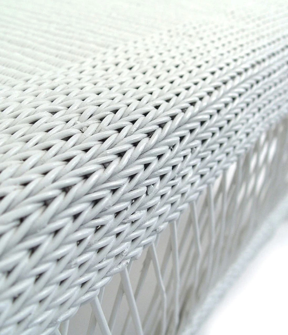 Mbare Malawi Cane Loveseat - White 5 Mbare Malawi Cane Loveseat - White