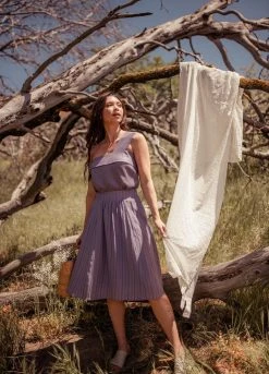 Valani Malina Tencel Top - Purple Sage Clothing