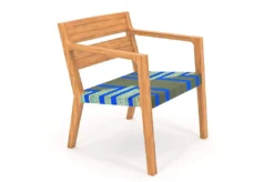 Masaya & Co. Handcrafted Managua Arm Chair - Emerald Coast
