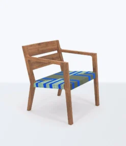 Masaya & Co. Handcrafted Managua Arm Chair - Emerald Coast