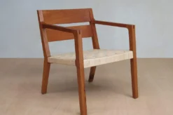 Masaya & Co. Handcrafted Managua Leather Arm Chair
