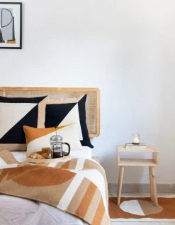 Made Trade Home Goods Marianne Square Wool Throw Black Pillow Cover - SAMPLE SALE