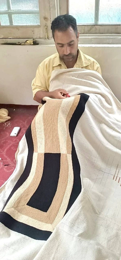 Leah Singh Marianne Wool Lumbar Pillow Cover - Blue Home Goods 8 Leah Singh Marianne Wool Lumbar Pillow Cover - Blue Home Goods