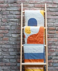 Anchal Marigold Bloom Throw Quilt