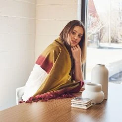 Studio Variously Marigold Merino Blanket Home Goods