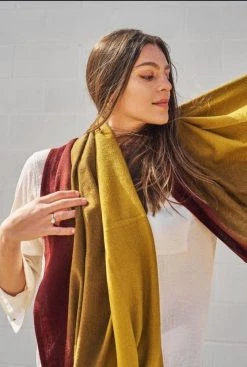 Studio Variously Marigold Merino Blanket Home Goods