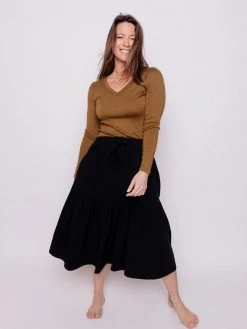 Mata Traders Special Occasion Marla Tiered Skirt