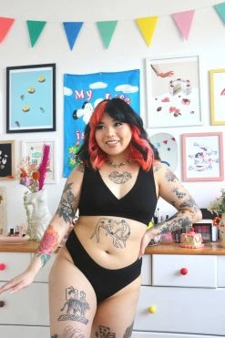 Mary Young Underwear + Bras Sora Bamboo Bra - Black 8 Mary Young Underwear + Bras Sora Bamboo Bra - Black