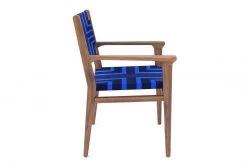 Masaya & Co. Chontales Arm Chair - Midnight Blue Pattern