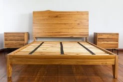 Masaya & Co. Gavilana Live Edge Teak Bed Furniture