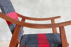 Masaya & Co. Izapa Arm Chair - Granito Red Stripe Manila