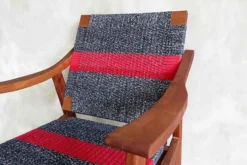 Masaya & Co. Izapa Arm Chair - Granito Red Stripe Manila