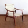 Masaya & Co. Izapa Solid Manila Arm Chair Handcrafted 2 Masaya & Co. Izapa Solid Manila Arm Chair Handcrafted