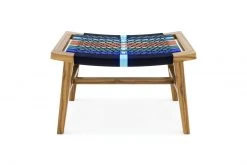 Masaya & Co. Masaya Manila Ottoman - Mot Mot Pattern