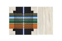 Masaya & Co. Masaya Manila Ottoman - Mot Mot Pattern