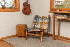 Masaya & Co. Furniture Masaya Manila Lounge Chair - Prisma Pattern