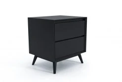 Masaya & Co. Mid Century Two Drawer Side Table / Nightstand