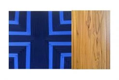 Masaya & Co. Monimbo Dining Chair - Midnight Blue Pattern Furniture