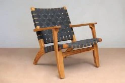 Masaya & Co. Outdoor Arm Chair - Charcoal Sunbrella
