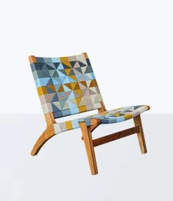 Masaya & Co. Furniture Masaya Manila Lounge Chair - Prisma Pattern