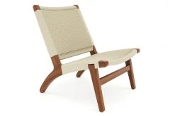Masaya & Co. Masaya Solid Manila Lounge Chair Furniture