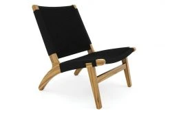 Masaya & Co. Masaya Solid Manila Lounge Chair Furniture