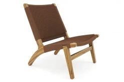 Masaya & Co. Masaya Solid Manila Lounge Chair Furniture