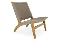 Masaya & Co. Masaya Solid Manila Lounge Chair Furniture