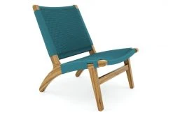 Masaya & Co. Masaya Solid Manila Lounge Chair Furniture