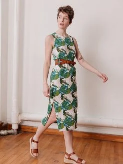 Mata Traders Best Sellers Julia Layered Palms Shift Dress