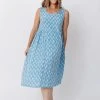 Mata Traders Clothing Melody Cornflower Blossom Midi Dress