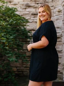 Mata Traders Best Sellers Montrose Black Tie Dress