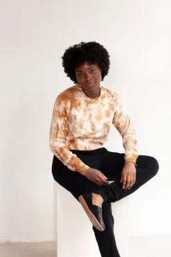 North Of West Sale Max Tie Dye Sweatshirt - Amber