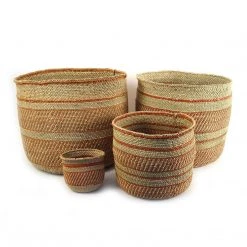 Mbare Iringa Basket - Auburn Stripe 6 Mbare Iringa Basket - Auburn Stripe