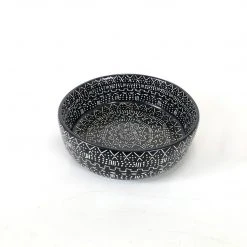 Mbare Small Black Mud Cloth Bowl