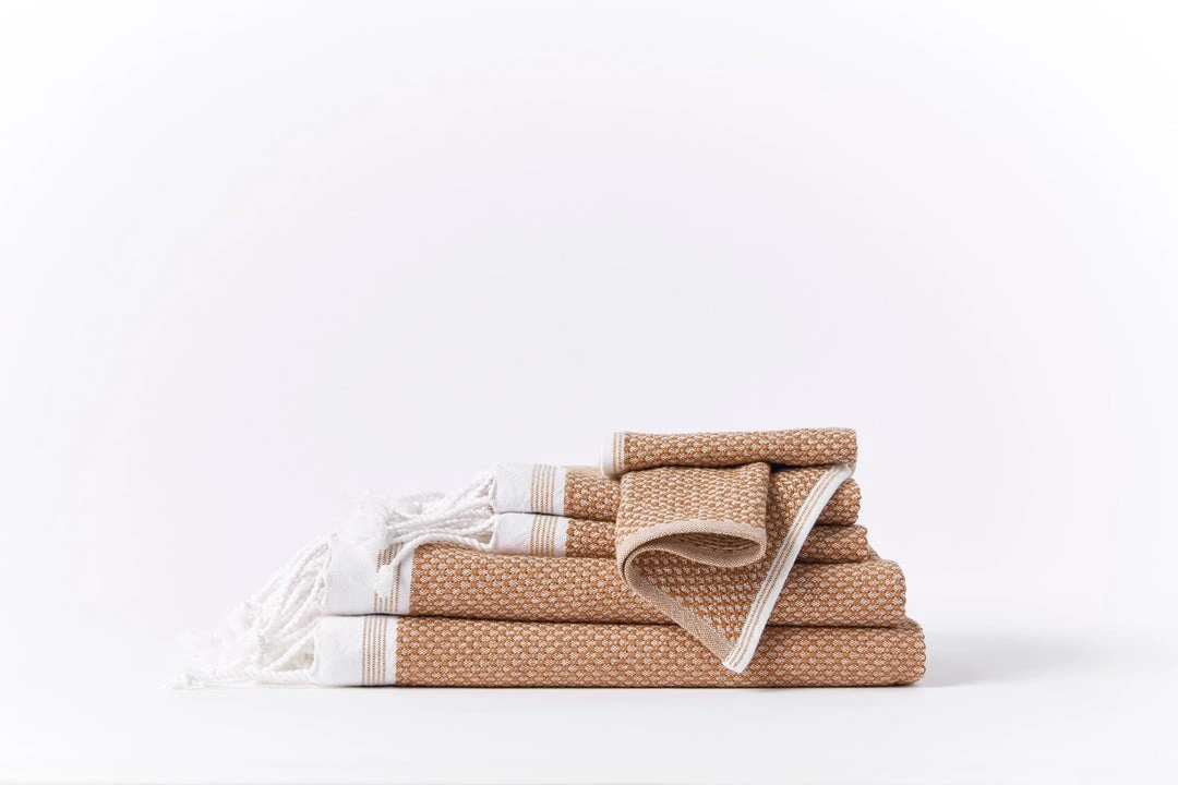 Coyuchi Mediterranean Towels - Rust 3 Coyuchi Mediterranean Towels - Rust
