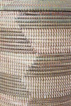 Swahili African Modern Medium Silver And White Prayer Mat Hamper