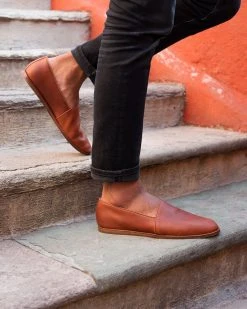 Nisolo Men's Alejandro Slip On - Brandy