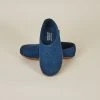 Kyrgies Men's Molded Sole High Back Wool Slippers - Navy