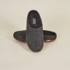 Kyrgies Men's Molded Sole Low Back Wool Slippers - Charcoal