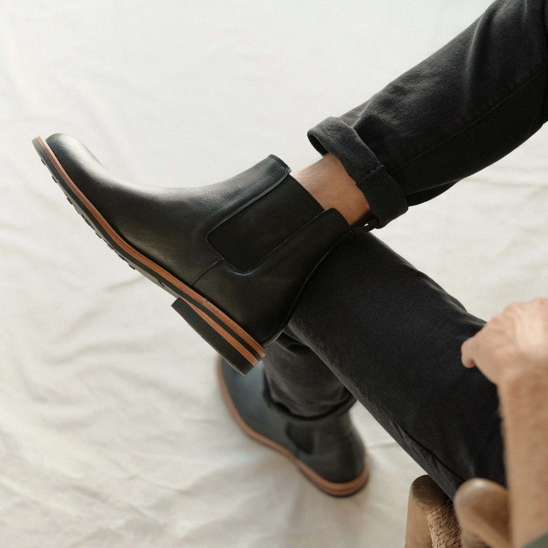 Nisolo Men's All-Weather Chelsea Boot - Black 7 Nisolo Men's All-Weather Chelsea Boot - Black