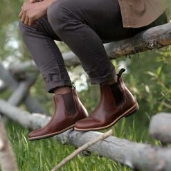 Nisolo Men's All-Weather Chelsea Boot - Brandy