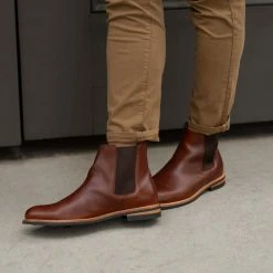 Nisolo Men's All-Weather Chelsea Boot - Brandy