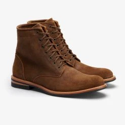 Nisolo Men's Andres All Weather Boot - Waxed Brown