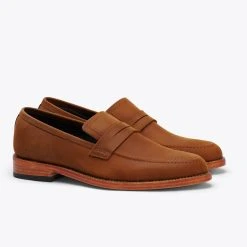 Nisolo Men's Chamberlain Penny Loafer - Oak